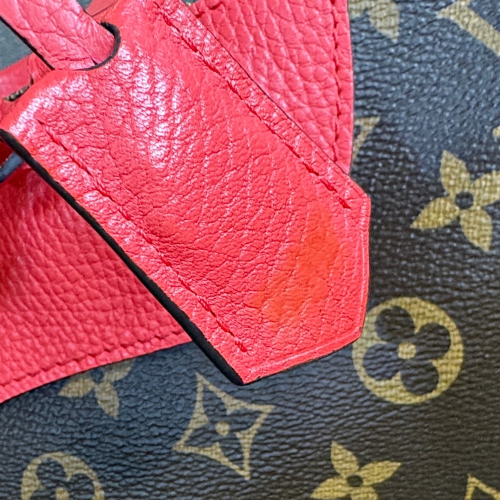 Louis Vuitton Retiro NM Monogram Bright Coral Trim Satchel Bag - Picture 14 of 14